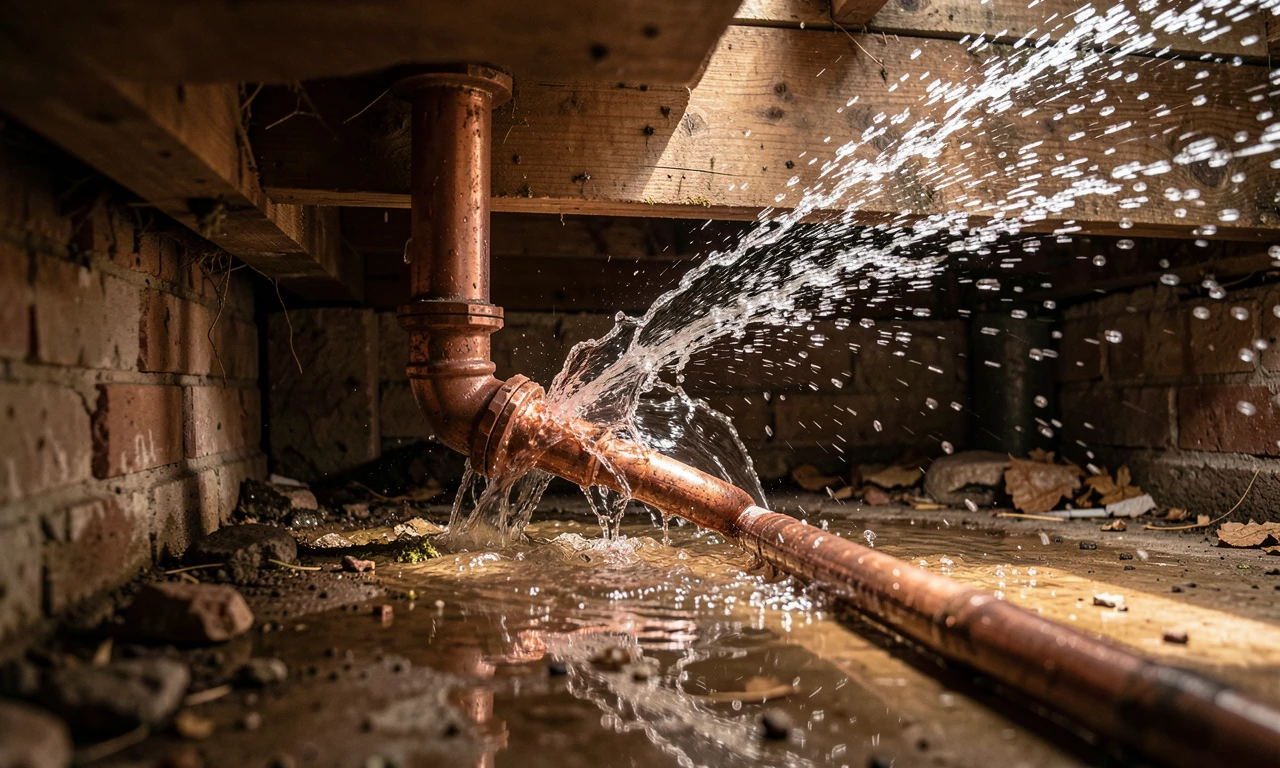 Supporting illustration for What Causes Pipes to Burst in Brisbane Homes?